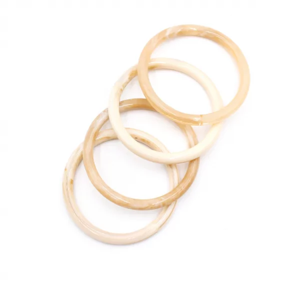 Joncs résines multicolores