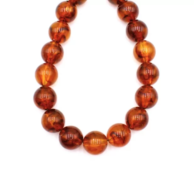 Collier boules résine