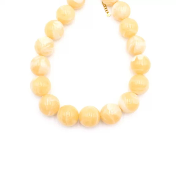 Collier boules résine