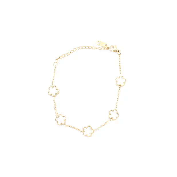 Bracelet tendance fleur