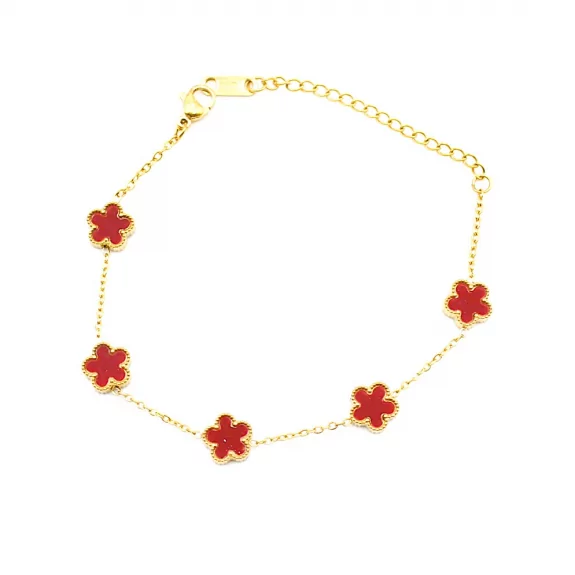 Bracelet tendance fleur