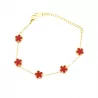 Bracelet tendance fleur