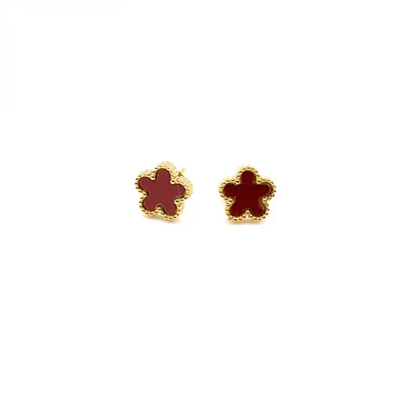 Boucles d'oreilles tendances fleurs