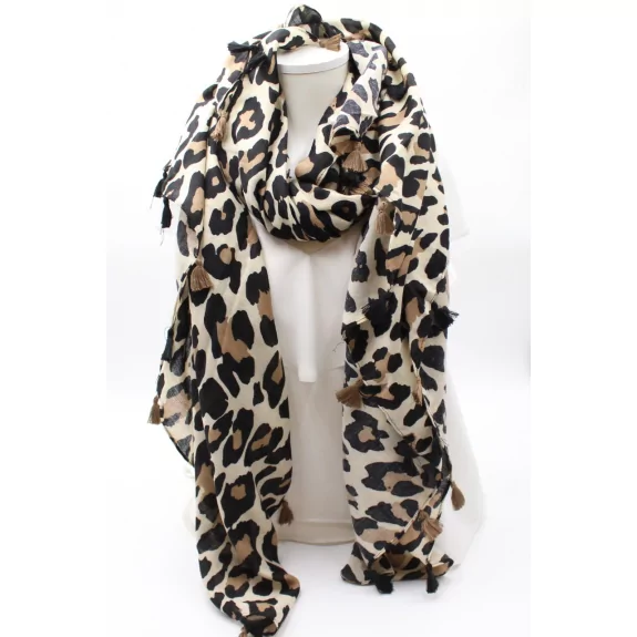 Echarpe top tendance esprit léopard