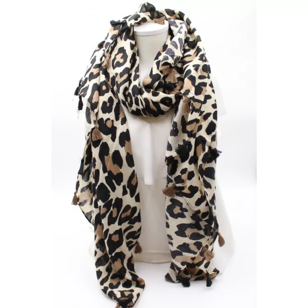 Echarpe top tendance esprit léopard
