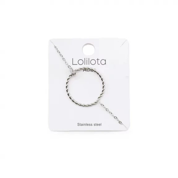 Bracelet acier - rond torsadé