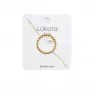 Bracelet acier - rond perle