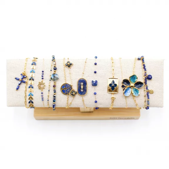 Pack de 12 bracelets acier inoxydable - MARINE