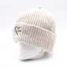 Bonnet tendance côtelé cœur - Lovely