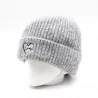 Bonnet tendance côtelé cœur - Lovely