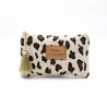 Petite pochette léopard - sage et sauvage