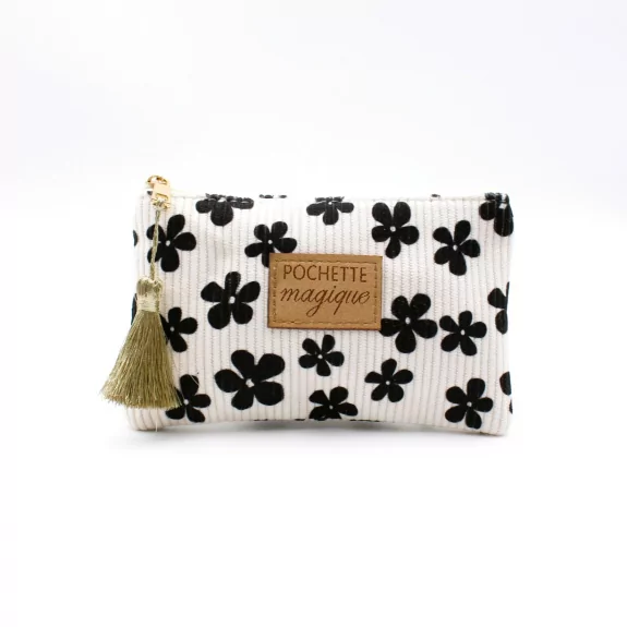 Petite pochette fleurs - Pochette magique