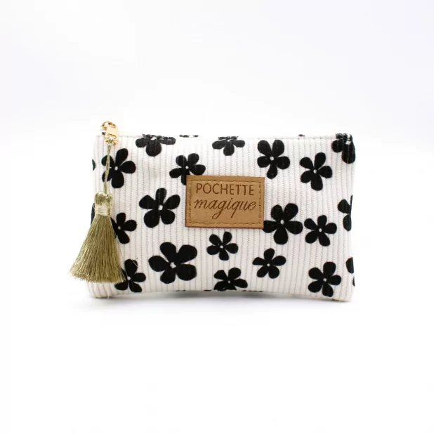 Petite pochette fleurs - Pochette magique