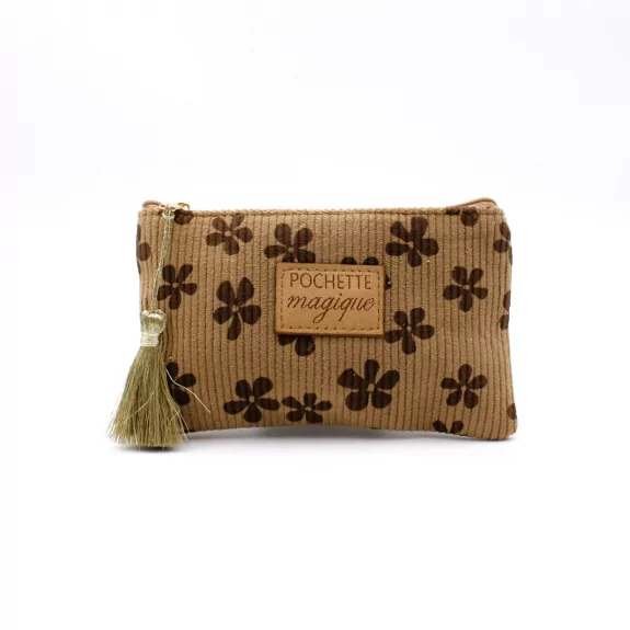 Petite pochette fleurs - Pochette magique