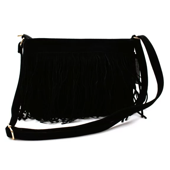 Sac à frange façon nubuck