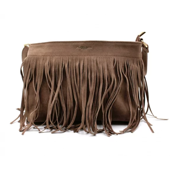 Sac à frange façon nubuck