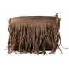 Sac à frange façon nubuck