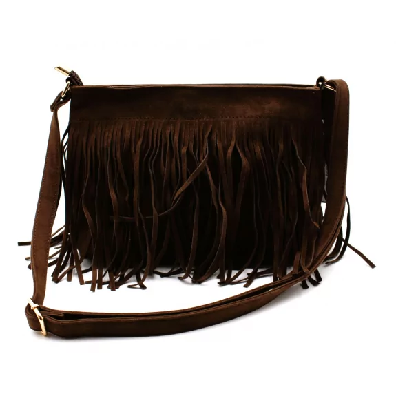 Sac à frange façon nubuck