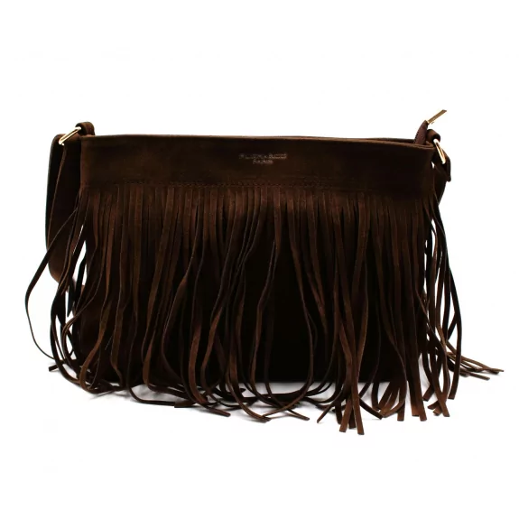 Sac à frange façon nubuck