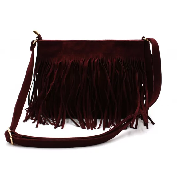 Sac à frange façon nubuck