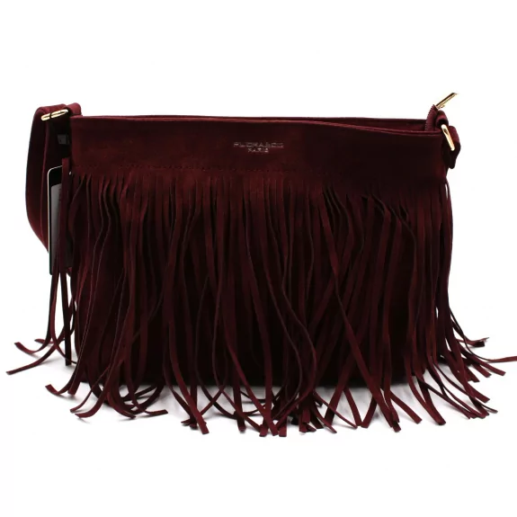 Sac à frange façon nubuck