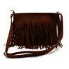 Sac à frange façon nubuck