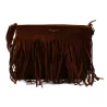 Sac à frange façon nubuck