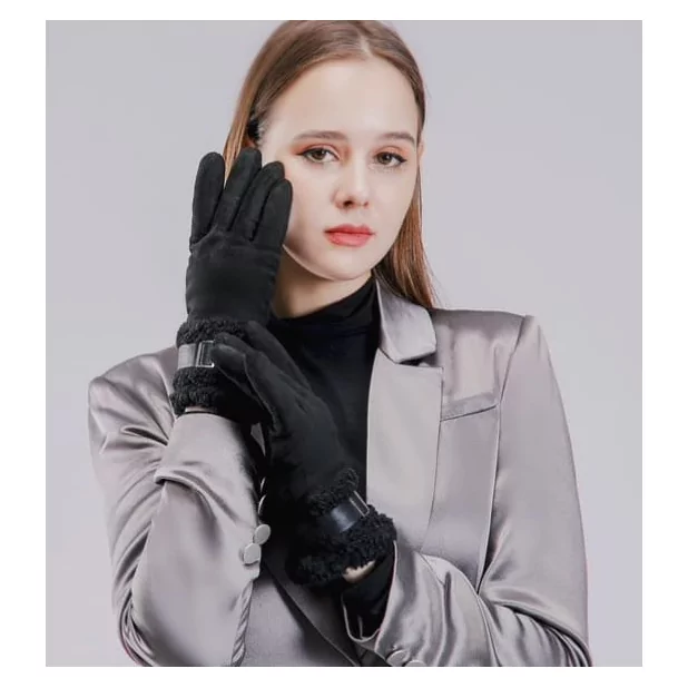 Gant chaud et fourré