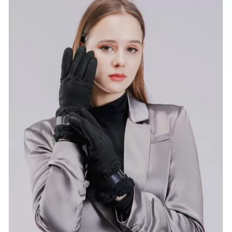 Gant chaud et fourré