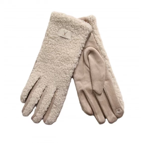Gant suédine avec mitaine