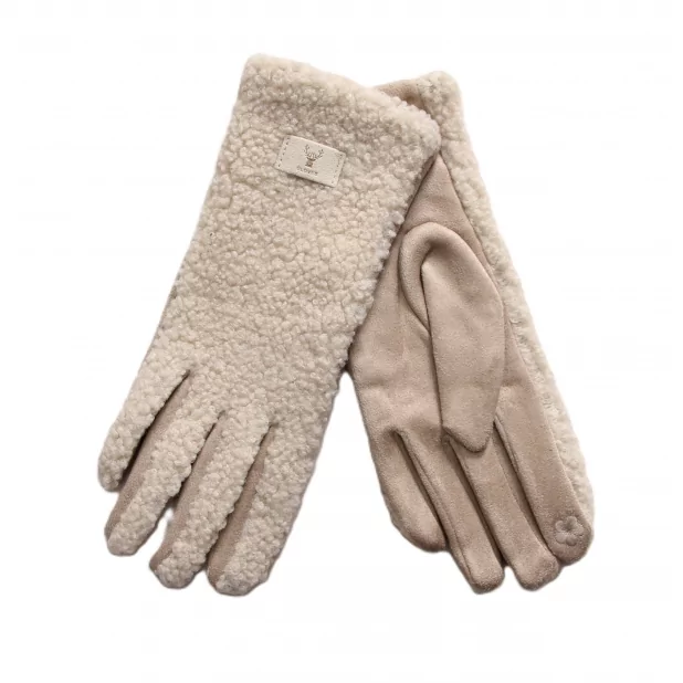 Gant suédine avec mitaine