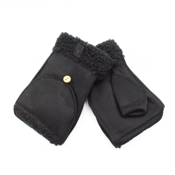 Gants mitaines moumoute