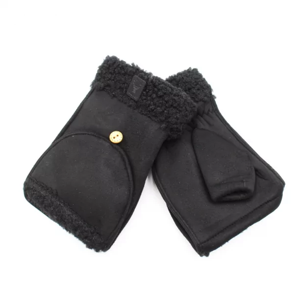 Gants mitaines moumoute