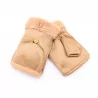 Gants mitaines moumoute