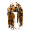 Echarpe tendance homme à carreaux