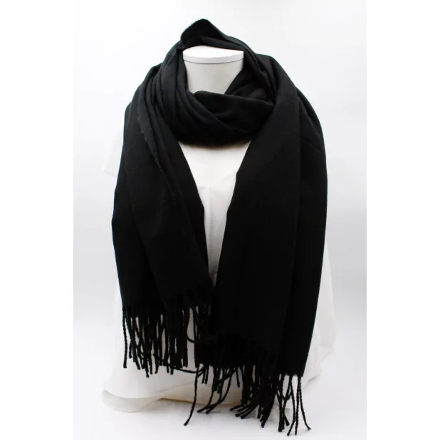 Echarpe laine toucher cachemire