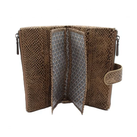 Grand porte monnaie aspect serpent