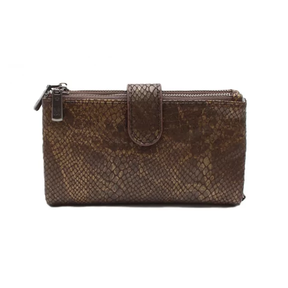 Grand porte monnaie aspect serpent