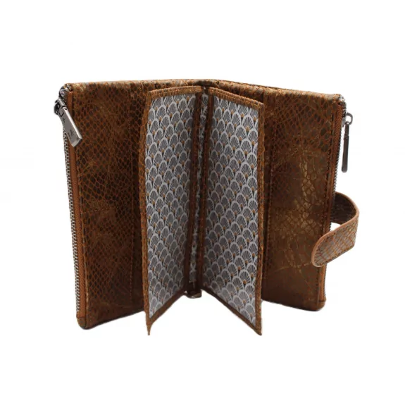 Grand porte monnaie aspect serpent