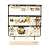 Pack de 18 boucles d'oreilles acier - DORE