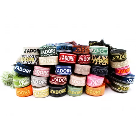 Pack de 40 bracelets J'adore