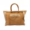 Sac cabas finition moumoute avec poche