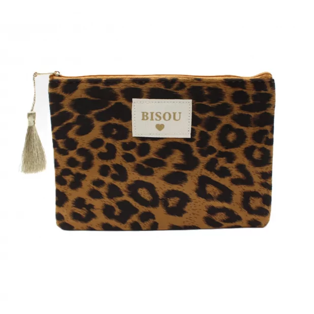 Pochette motif animal - Bisou