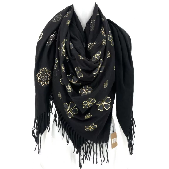 Echarpe carrée tendance multiface - chaude