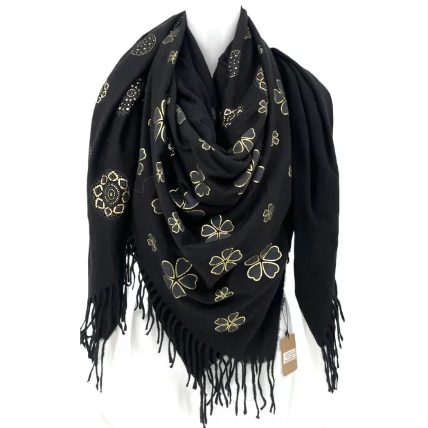 Echarpe carrée tendance multiface - chaude