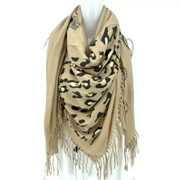 Echarpe carrée tendance multiface - chaude