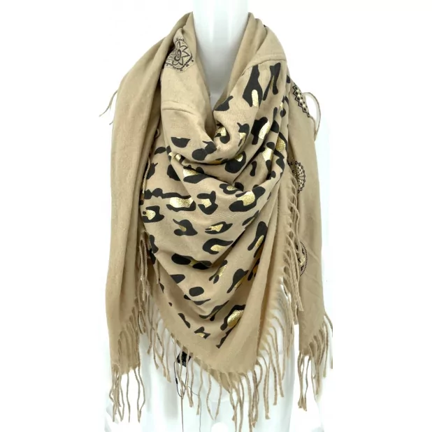 Echarpe carrée tendance multiface - chaude