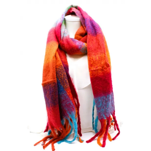 Echarpe douce colorée