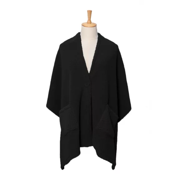 Echarpe cape avec poches