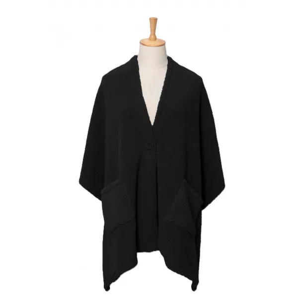 Echarpe cape avec poches